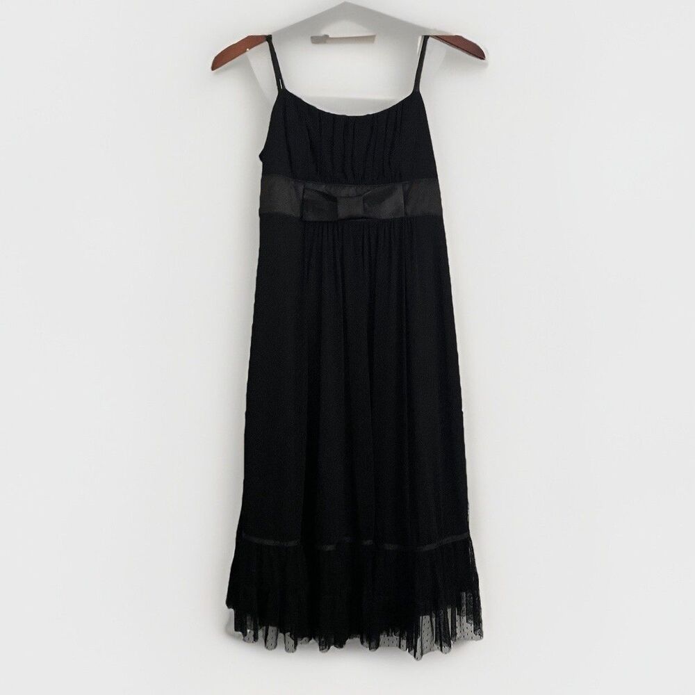 Forever 21 Sweetheart Dress Dot Lace L  Midi Coquette Whimsigoth